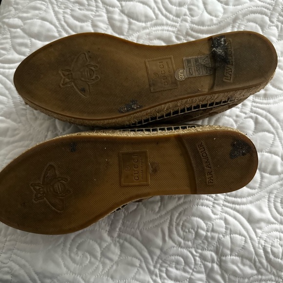 WOMEN'S GG MATELASSÉ CANVAS ESPADRILLE - Picture 3 of 3